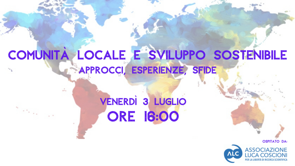 Webinar Comunità locale