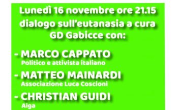 Matteo Mainardi e Mario Riccio con i Giovani Democratici